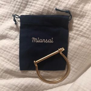 Miansai Screw Cuff in Gold